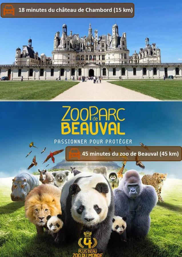 Studio tout équipé Ô pays des châteaux Blois Extérieur photo